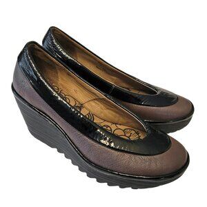 Fly London Yoko Slip On Wedge 36